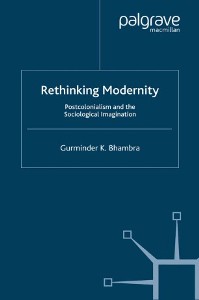 Book 'Rethinking Modernity' by Gurminder K. Bhambra