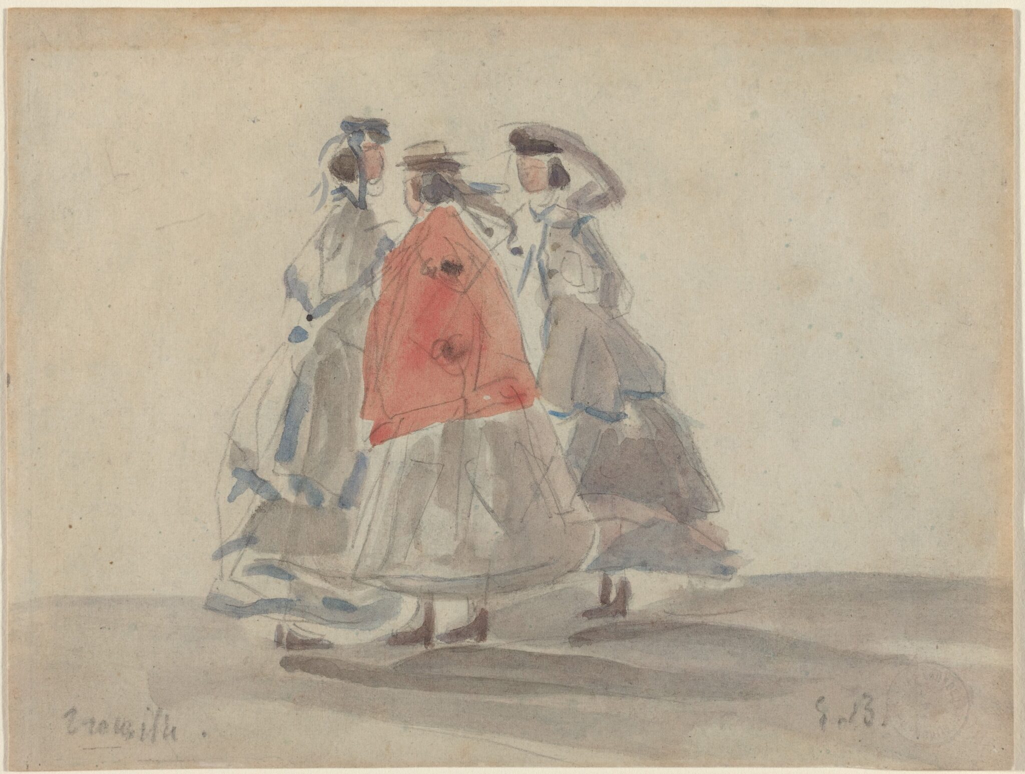 three_women_at_trouville_1970.17.142_Eugène Boudin