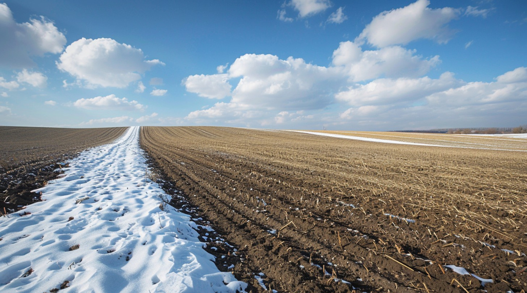 voedselhulp-webheader Winter meets Spring on the fields. Photo by Stockcake.